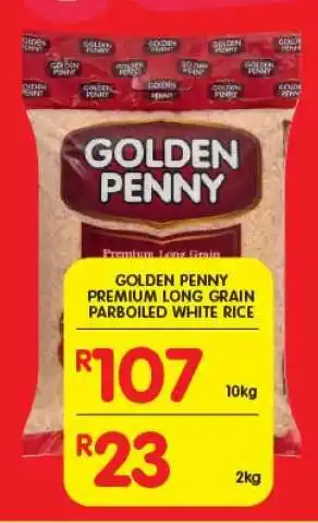 Shoprite GOLDEN PENNY PREMIUM LONG GRAIN PARBOILED WHITE RICE offer
