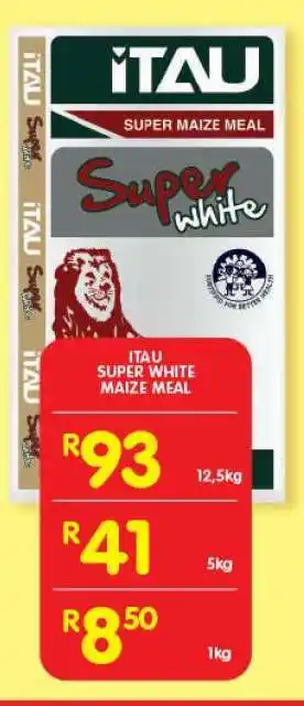 Shoprite ITAU SUPER WHITE MAIZE MEAL offer