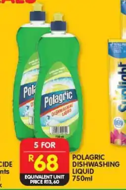 Shoprite POLAGRIC DISHWASHING LIQUID 750ml offer