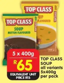 Shoprite Top Class Soup offer
