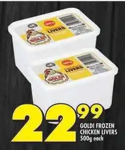 Shoprite GOLDI FROZEN CHICKEN LIVERS offer
