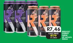 Shoprite REBOOST ENERGY DRINK all variants 500ml offer
