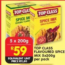 Shoprite TOP CLASS FLAVOURED SPICE MIX 5x200g offer