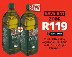 Checkers Olive Joy Vegetable Oil Blend With Extra Virgin Olive Oil offer