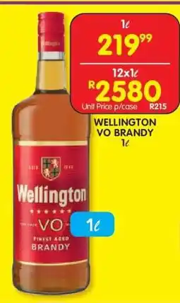 Shoprite WELLINGTON VO Brandy offer
