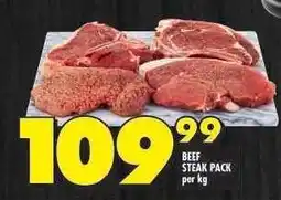 Shoprite Beef Steak Pack offer