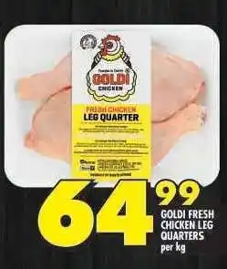 Shoprite GOLDI FRESH CHICKEN LEG QUARTERS offer