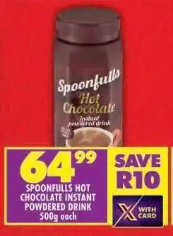 Shoprite Spoonfulls Hot Chocolate Instant Powdered Drink offer