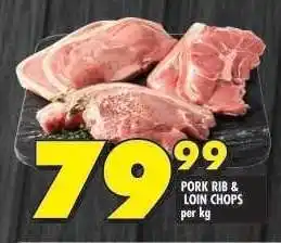 Shoprite PORK RIB & LOIN CHOPS offer