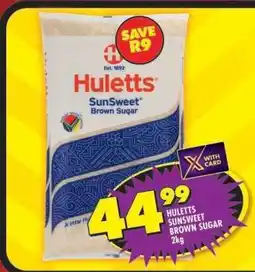 Shoprite Huletts SunSweet Brown Sugar 2kg offer