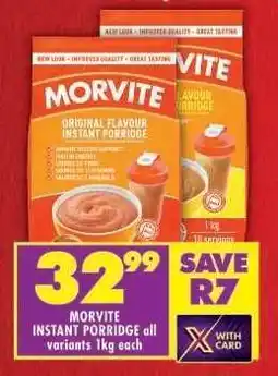 Shoprite MORVITE INSTANT PORRIDGE offer