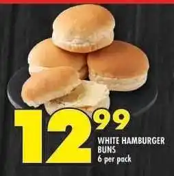Shoprite WHITE HAMBURGER BUNS offer