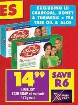Shoprite Lifebuoy Bath Soap all variants 175g each offer
