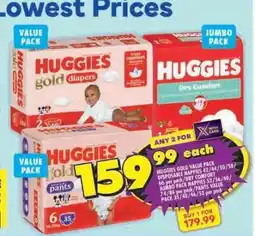 Shoprite Huggies Gold Value Pack offer