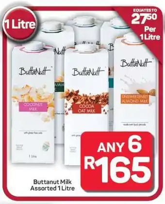 Pick n Pay Hypermarket Buttanutt Milk Assorted 1 Litre offer