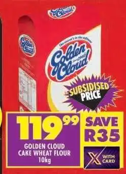 Shoprite Golden Cloud Cake Wheat Flour 10kg offer