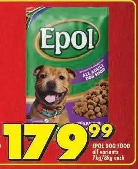 Shoprite EPOL DOG FOOD offer