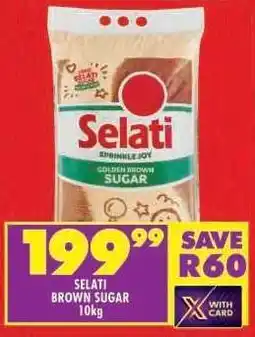 Shoprite SELATI BROWN SUGAR 10kg offer
