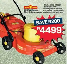 Pick n Pay Hypermarket WOLF-Garten 2600W Cyclone Electric Lawnmower offer