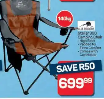 Pick n Pay Hypermarket Blue Mountain Stellar 300 Camping Chair offer