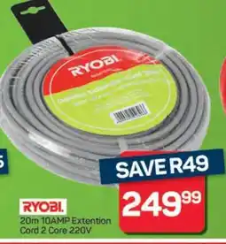 Pick n Pay Hypermarket RYOBI 20m Extension Cord offer