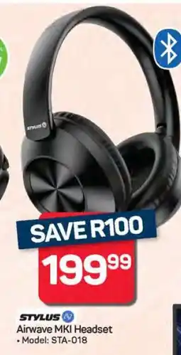 Pick n Pay Hypermarket Stylus Airwave MKI Headset offer