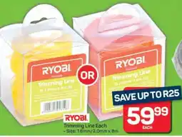 Pick n Pay Hypermarket RYOBI Trimming Line offer