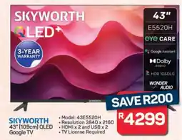Pick n Pay Hypermarket SKYWORTH 43 QLED Google TV offer