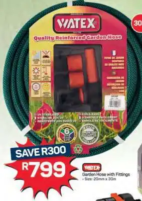 Pick n Pay Hypermarket Watex Garden Hose with Fittings offer