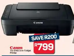 Pick n Pay Hypermarket Canon TS-3140 3-in-1 Inkjet Printer offer