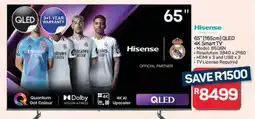 Pick n Pay Hypermarket Hisense 65 QLED 4K Smart TV offer