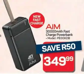 Pick n Pay Hypermarket AIM 30000mAh Fast Charge Powerbank offer