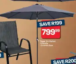 Pick n Pay Hypermarket Topaz 3m Market Umbrella offer
