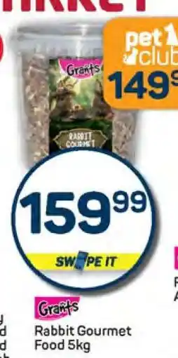 Pick n Pay Grant's Rabbit Gourmet Food 5kg offer