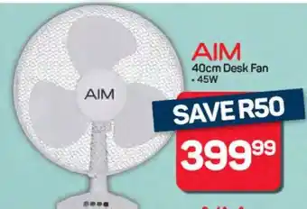 Pick n Pay Hypermarket AIM 40cm Desk Fan offer