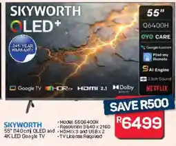 Pick n Pay Hypermarket SKYWORTH 55 QLED TV offer