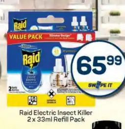 Pick n Pay Raid Electric Insect Killer 2 x 33ml Refill Pack offer