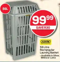 Pick n Pay 56 Litre Rectangular Laundry Basket offer