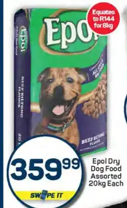 Pick n Pay Epol Dry Dog Food Assorted 20kg Each offer