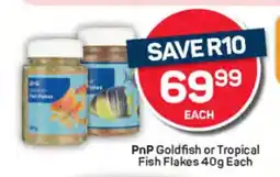 Pick n Pay PnP Goldfish or Tropical Fish Flakes 40g Each offer