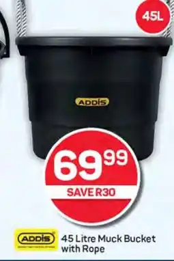 Pick n Pay 45 Litre Muck Bucket with Rope offer