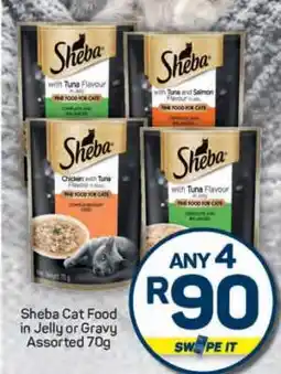 Pick n Pay Sheba Cat Food in Jelly or Gravy Assorted 70g offer