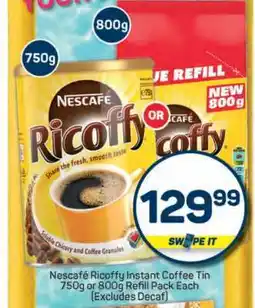Pick n Pay Nescafé Ricoffy Instant Coffee Tin offer