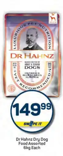 Pick n Pay Dr Hahnz Dry Dog Food Assorted 6kg Each offer