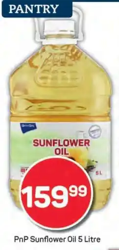 Pick n Pay PnP Sunflower Oil 5 Litre offer