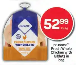 Pick n Pay no name Fresh Whole Chicken with Giblets in Bag offer