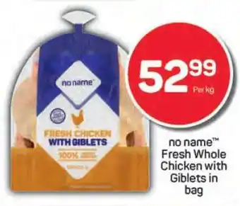 Pick n Pay no name Fresh Whole Chicken with Giblets in Bag offer