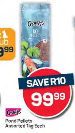 Pick n Pay Grant's Pond Pellets Assorted 1kg Each offer