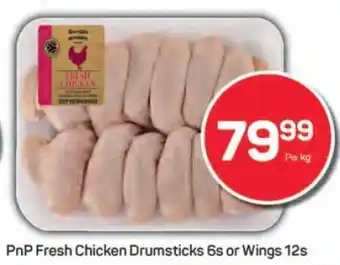 Pick n Pay PnP Fresh Chicken Drumsticks 6s or Wings 12s offer