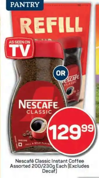 Pick n Pay Nescafé Classic Instant Coffee offer